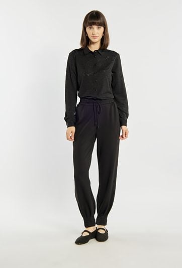 Spodnie z wiązaniem