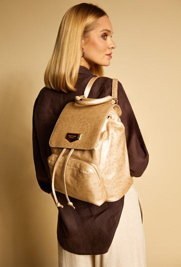 Plecak damski ze ściągaczem