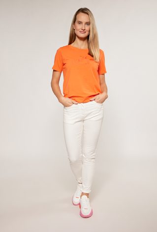 Materiałowe spodnie damskie