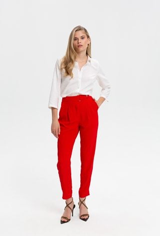 Wiskozowa koszula z wyraźną fakturą