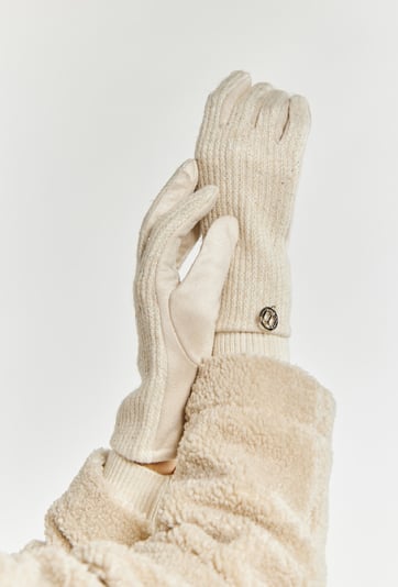 Rękawiczki damskie z połyskiem