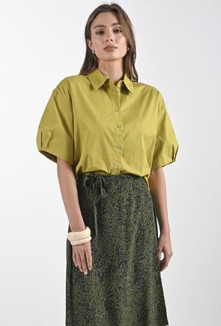 Koszula z bufiastymi rękawami