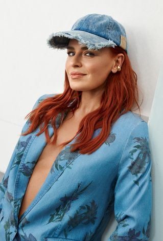 Marynarka damska z wzorem