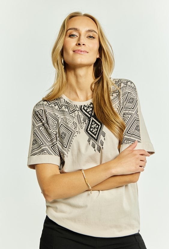 T-shirt damski z nadrukiem