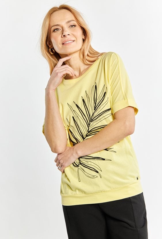 Bawełniany t-shirt damski