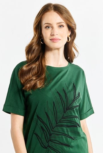 Bawełniany t-shirt damski