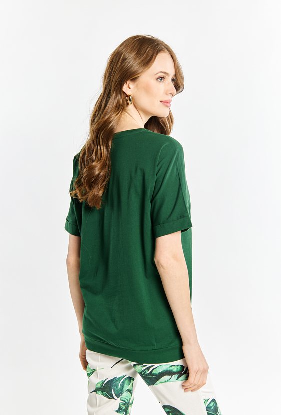 Bawełniany t-shirt damski