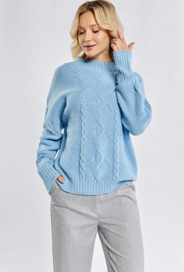 Sweter z półgolfem