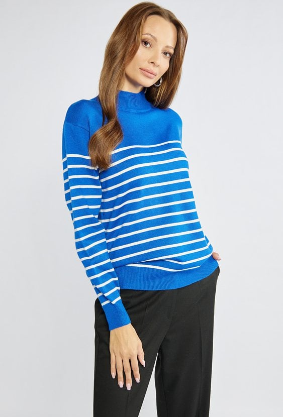 Sweter damski z półgolfem