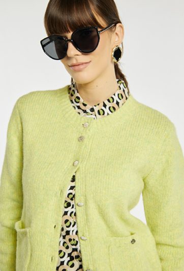 Rozpinany sweter damski