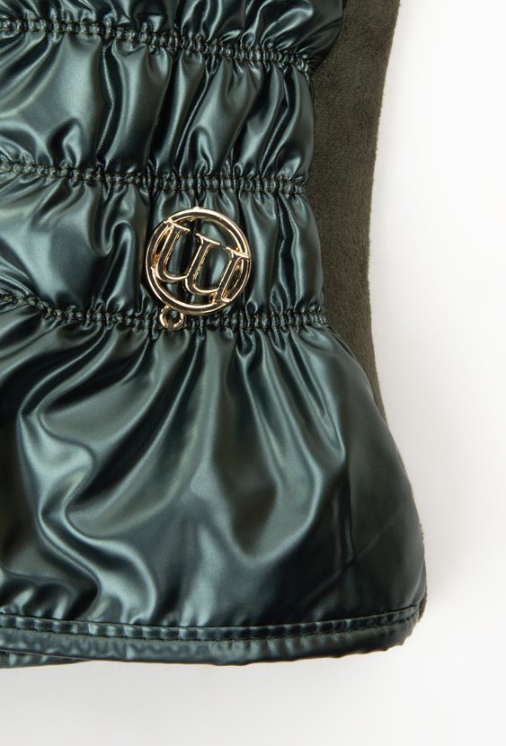 Połyskujące rękawiczki damskie