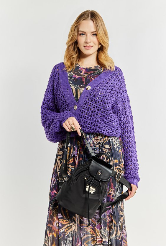 Plecak damski ze ściągaczem