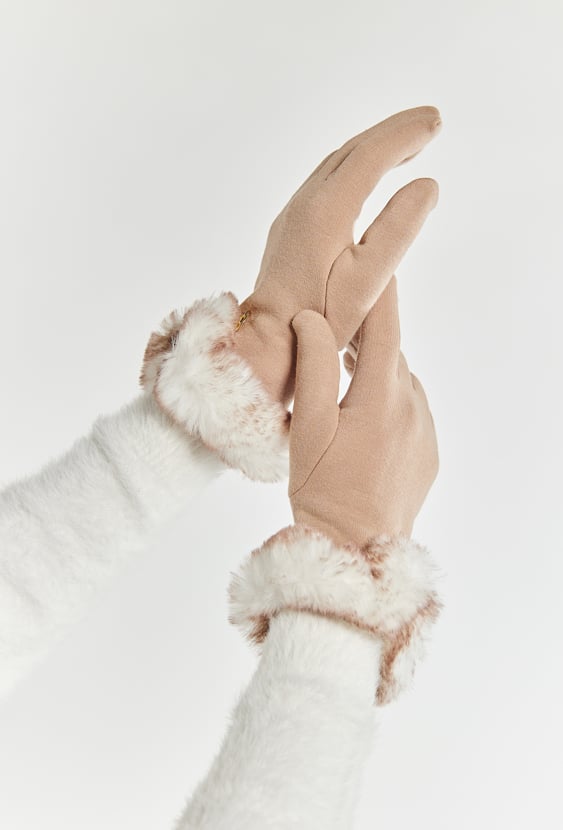 Rękawiczki z dodatkiem bawełny