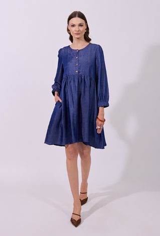 Sukienka z kołnierzem