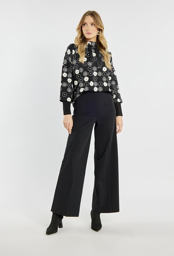 Eleganckie czarne spodnie