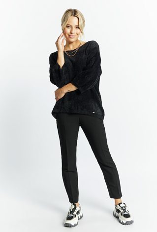 Sweter damski z krótkim włosiem