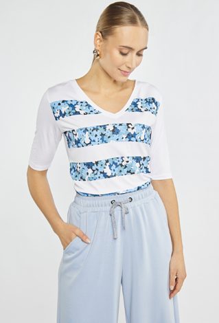 T-shirt z ornamentowym wzorem