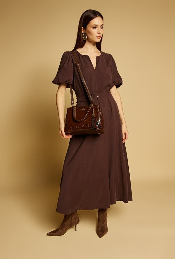 Torba damska z frędzlami