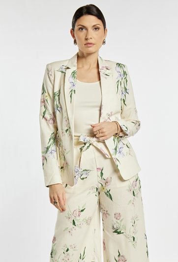 Wzorzysta marynarka damska