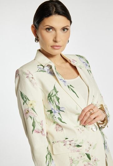 Wzorzysta marynarka damska