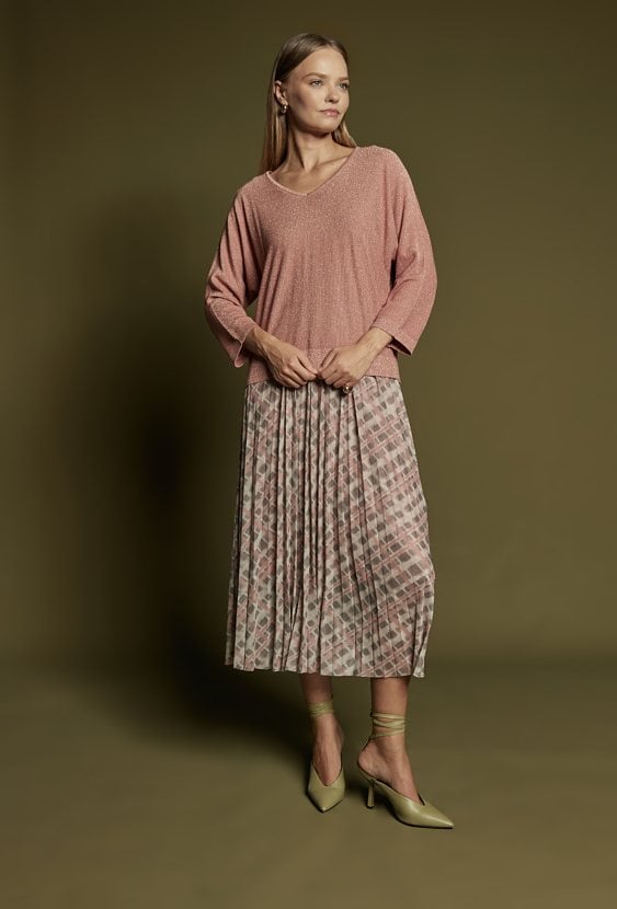 Wzorzysta sukienka