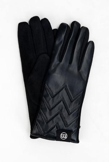 Rękawiczki z ozdobnym szyciem