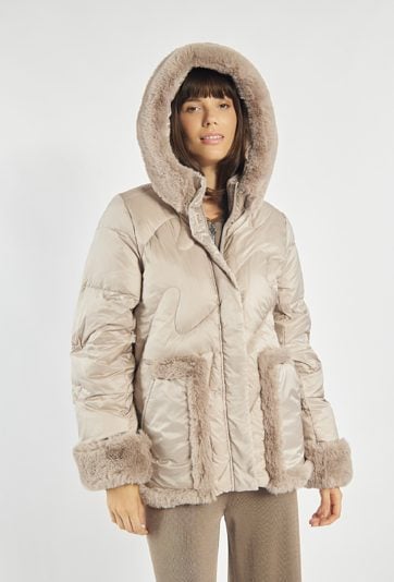 Kurtka damska z kapturem