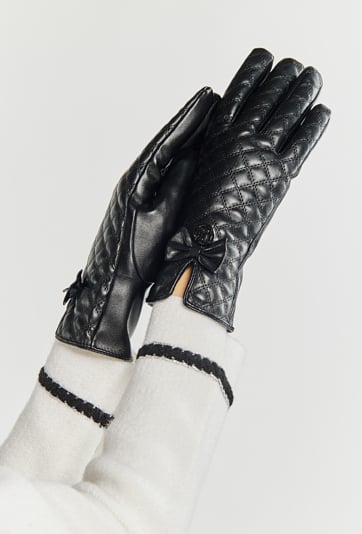 Rękawiczki z kokardką