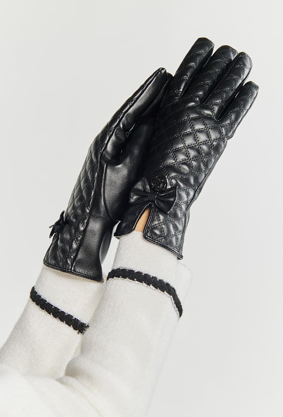 Rękawiczki z kokardką