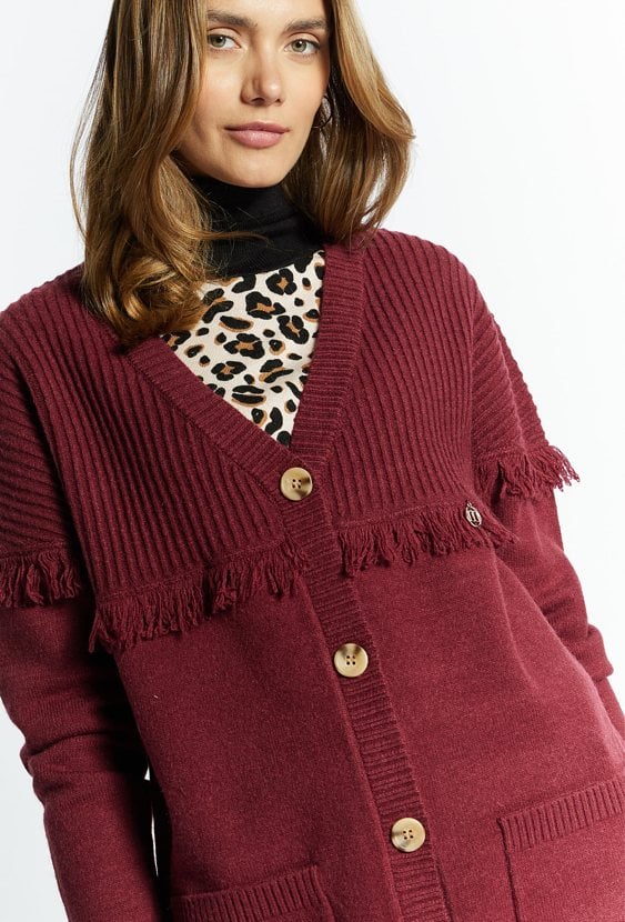 Zapinany sweter na guziki