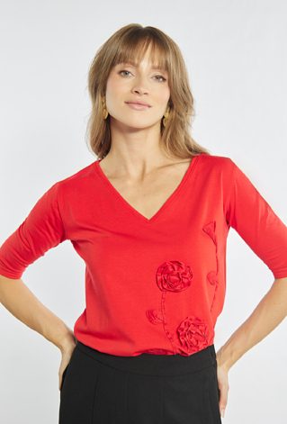 T-shirt z bawełny