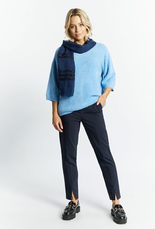 Sweter damski z krótkim włosiem