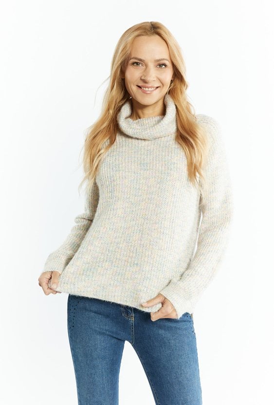 Wiskozowy golf damski