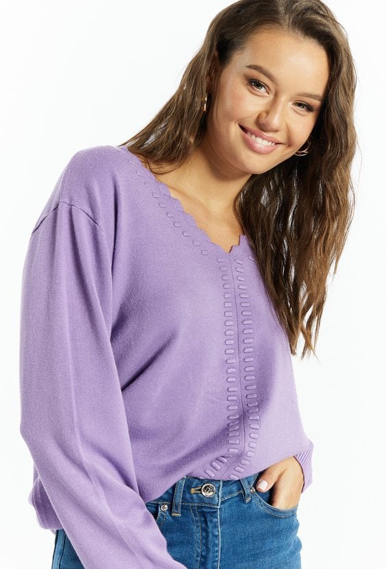 Sweter damski z wiskozy