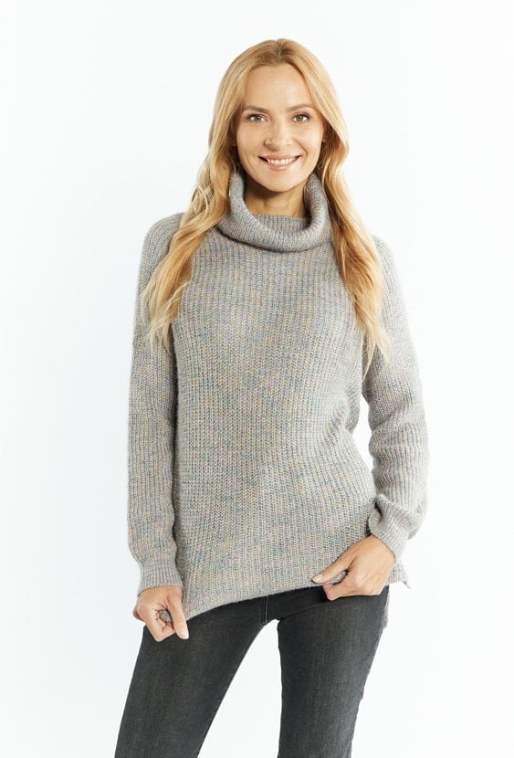 Wiskozowy golf damski