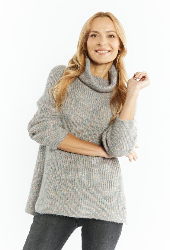 Wiskozowy golf damski