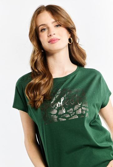 T-shirt damski z nadrukiem
