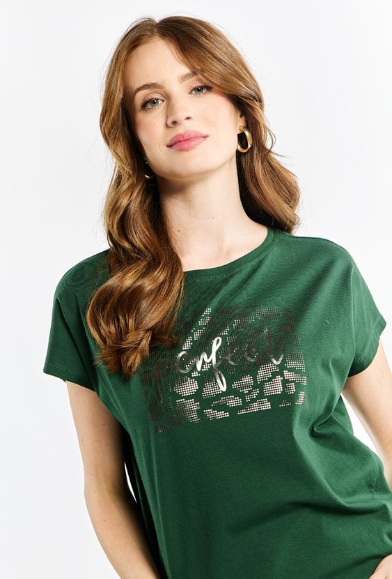 T-shirt damski z nadrukiem