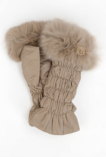 Damskie rękawiczki mitenki