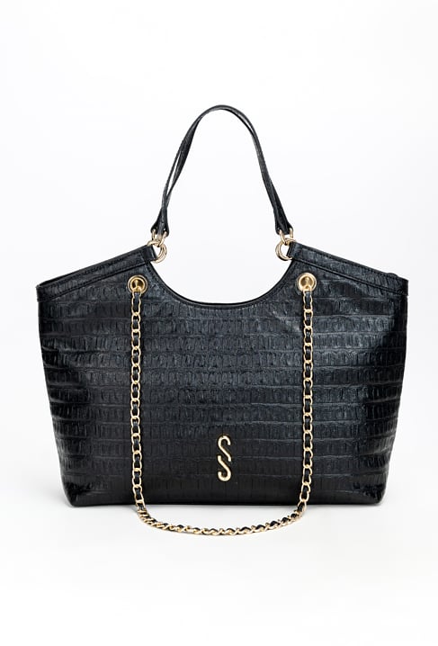 Pikowany shopper damski