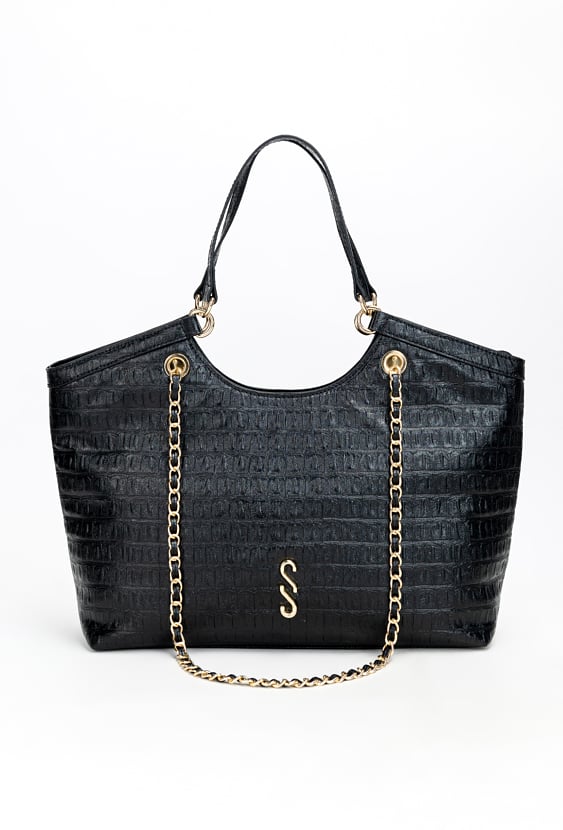 Pikowany shopper damski