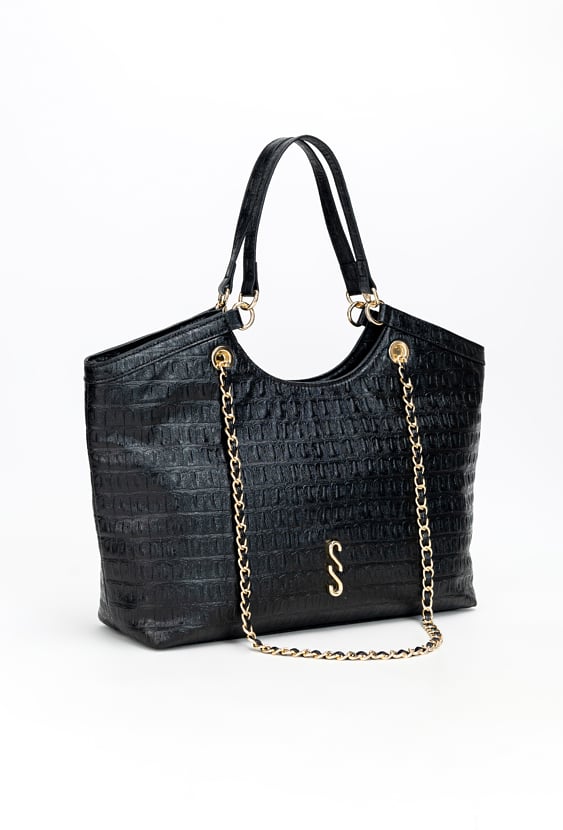 Pikowany shopper damski