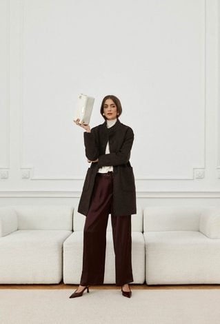 Spodnie o szerokim kroju