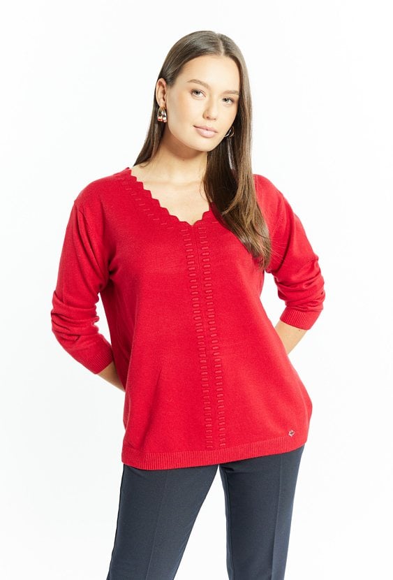 Sweter damski z wiskozy