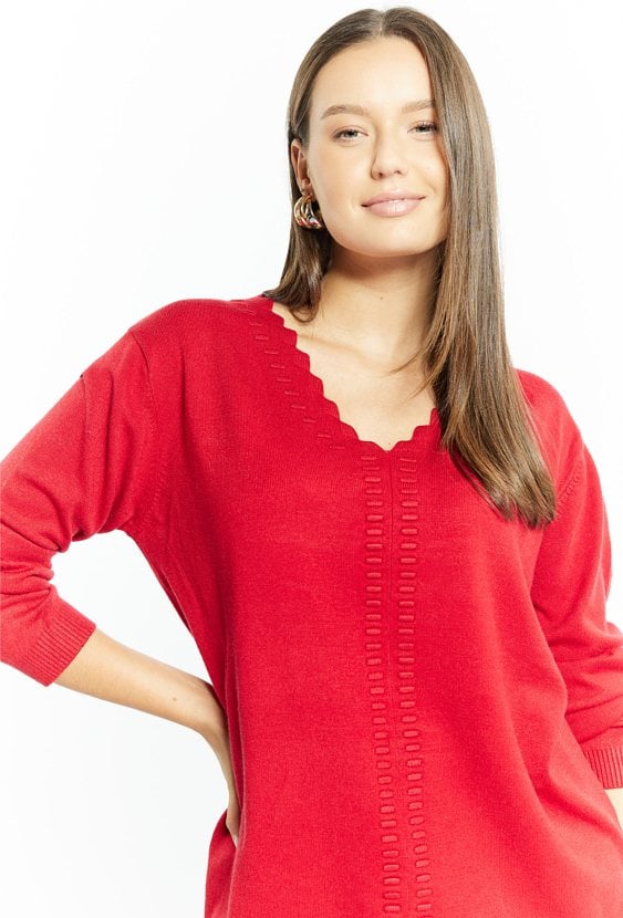 Sweter damski z wiskozy