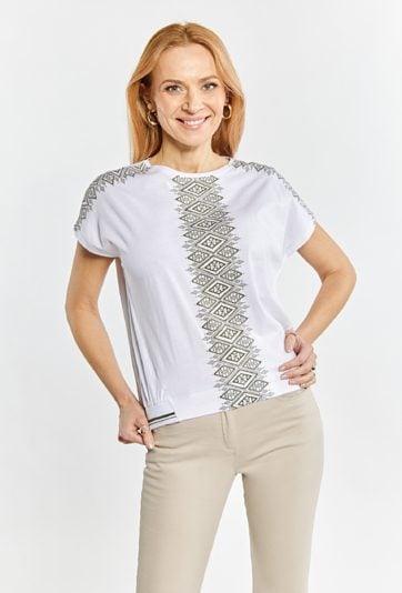T-shirt damski z krótkim rękawem