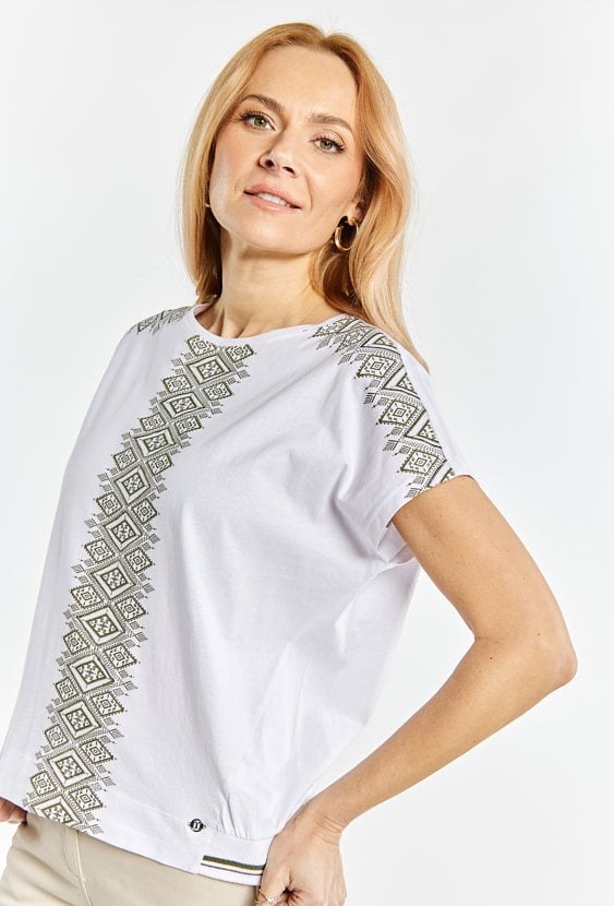 T-shirt damski z krótkim rękawem