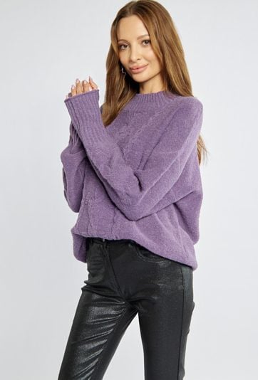 Sweter z półgolfem