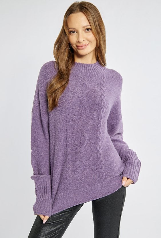 Sweter z półgolfem