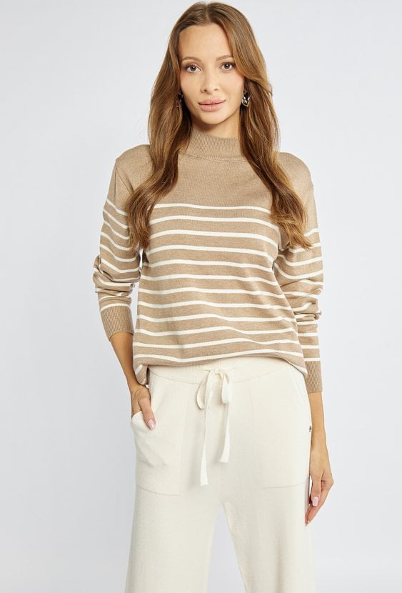 Sweter damski z półgolfem